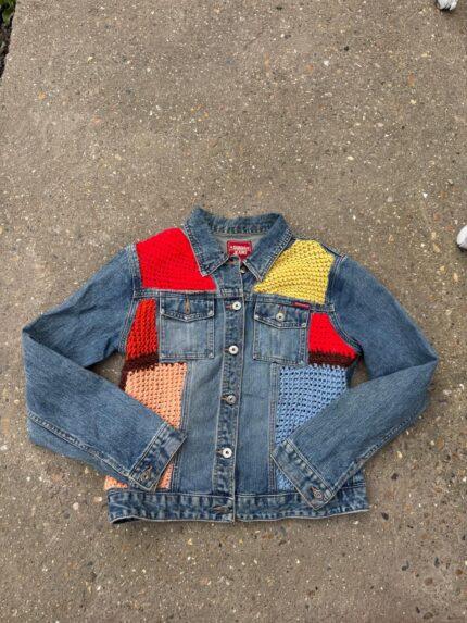 Fncky Color Denim Jacket