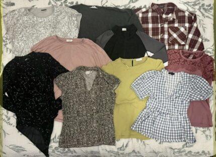 2KG Womens Mixed Tops Mixed Size Wholesale Bundle Grade A & B Mixed Tops