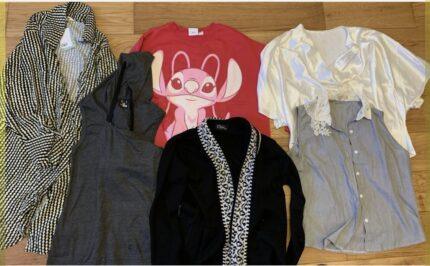 Women Clothing Bundle – 6 PCS Mixed Shirts, Tops, T-Shirts & Blouses | Mixed Sizes