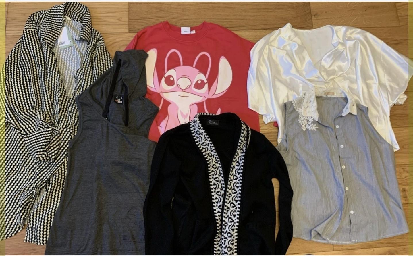 WhatsApp Image 2026-04-15 at 2.18.49 PM Women Clothing Bundle – 6 PCS Mixed Shirts, Tops, T-Shirts & Blouses | Mixed Sizes - Image 1